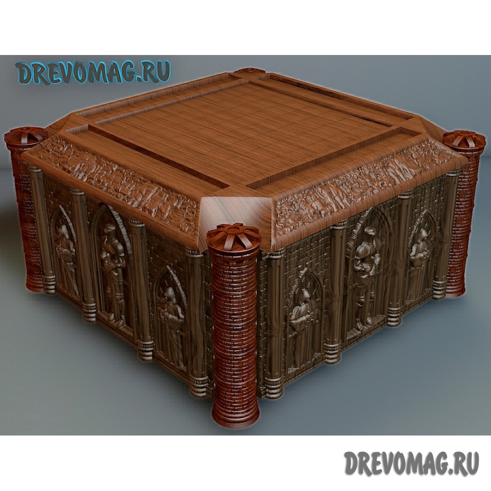 Шахматный стол рыцарский