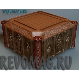 Шахматный стол рыцарский