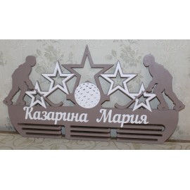 Именная медальница "Хоккей с мячом" Именная медальница "Хоккей с мячом"