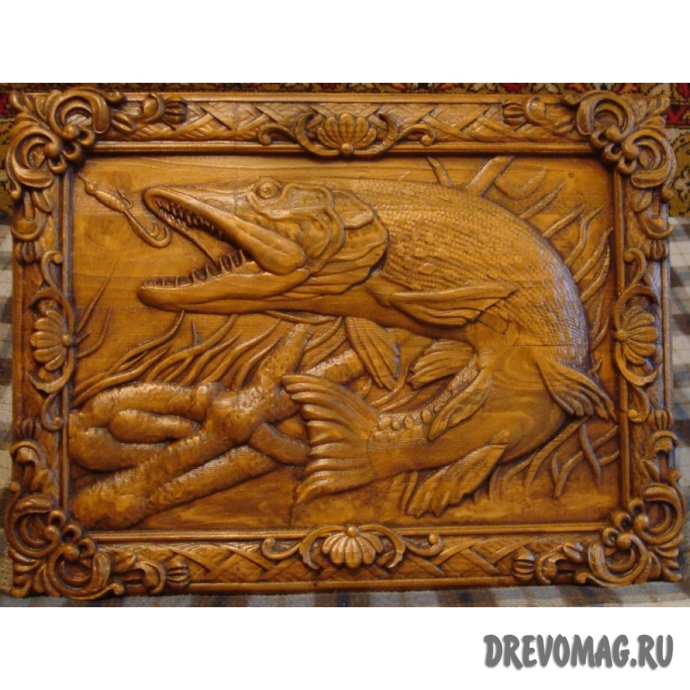 Панно "Щука"