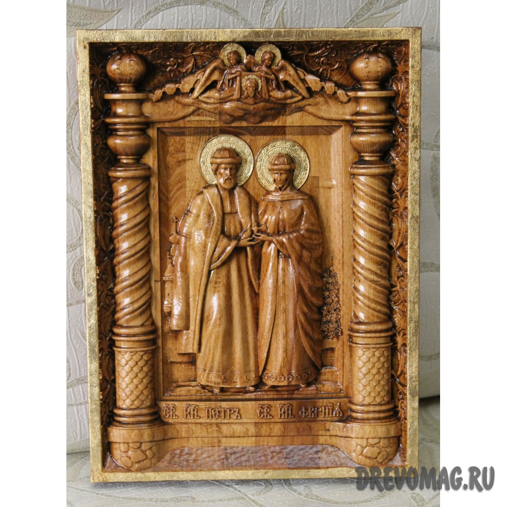 Панно "Святые Петр и Феврония"