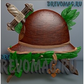 Шлем меч и венок