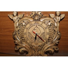 Часы с ангелочками 2-й вариант Часы с ангелочками 2-й вариант