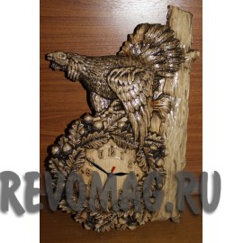 Часы настенные "Глухарь" 2-й вариант Часы настенные "Глухарь" 2-й вариант