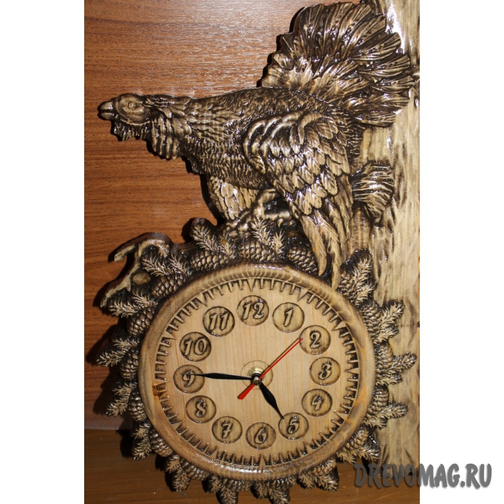 Часы настенные "Глухарь" Часы настенные "Глухарь"