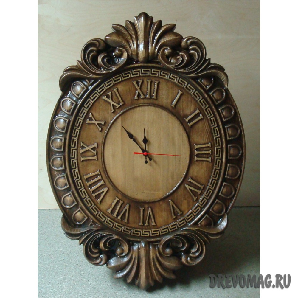 Настенные часы с орнаментом Настенные часы с орнаментом
