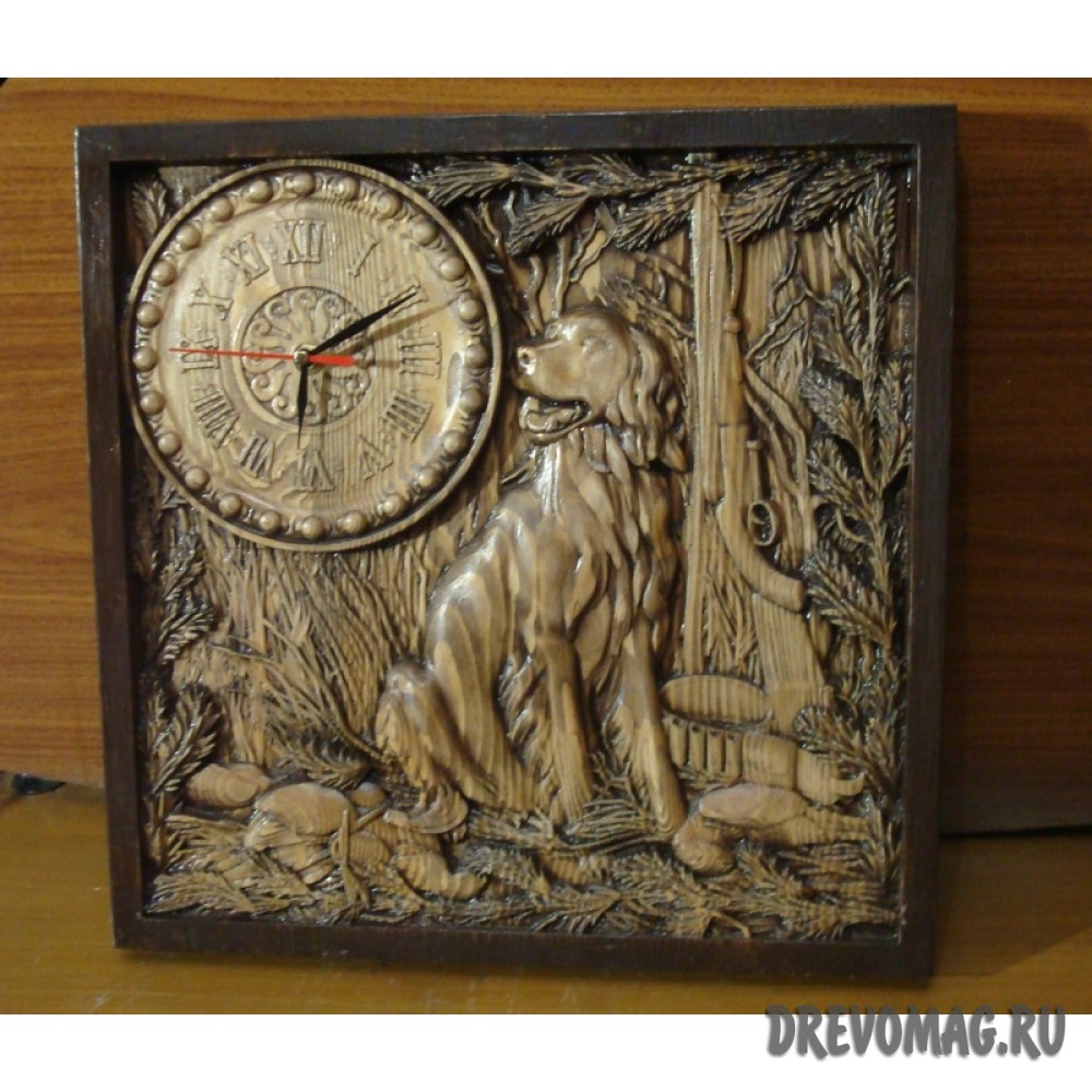 Настенные часы "Собака" Настенные часы "Собака"