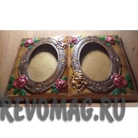 Рамка из дуба с оргстеклом Рамка из дуба с оргстеклом