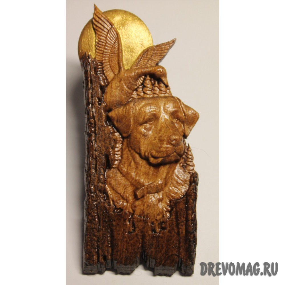 Магнит Собака и утка