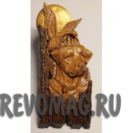 Магнит Собака и утка