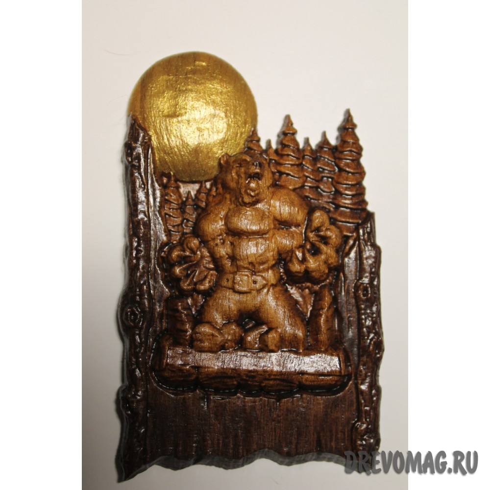 Магнит на холодильник Медведь