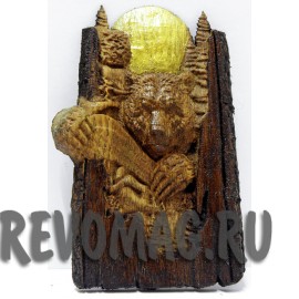 Магнит на холодильни Медведь и лес