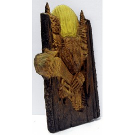 Магнит на холодильни Медведь и лес