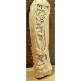 Ручка цельная из дерева для ножа желуди