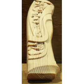 Ручка цельная из дерева для ножа желуди