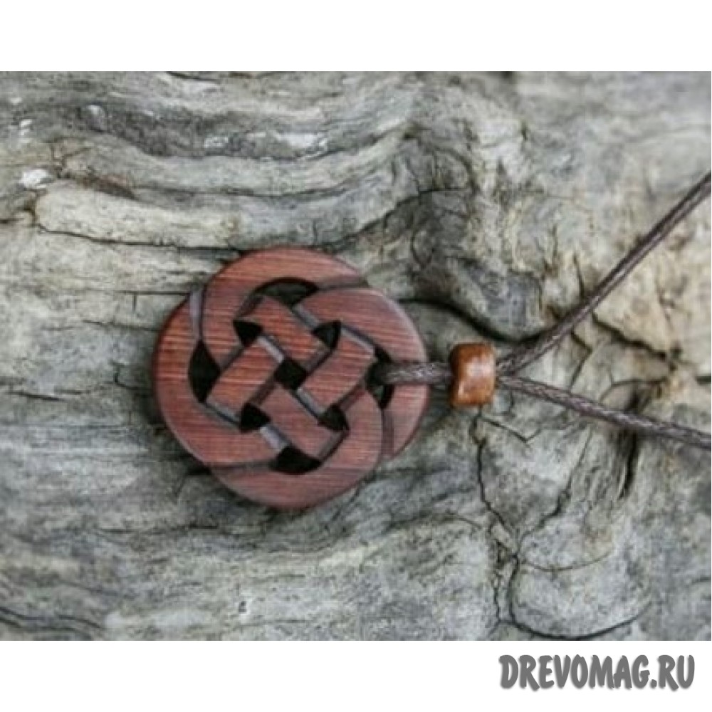 "Цветок жизни" деревянный оберег-подвеска "Цветок жизни" деревянный оберег-подвеска