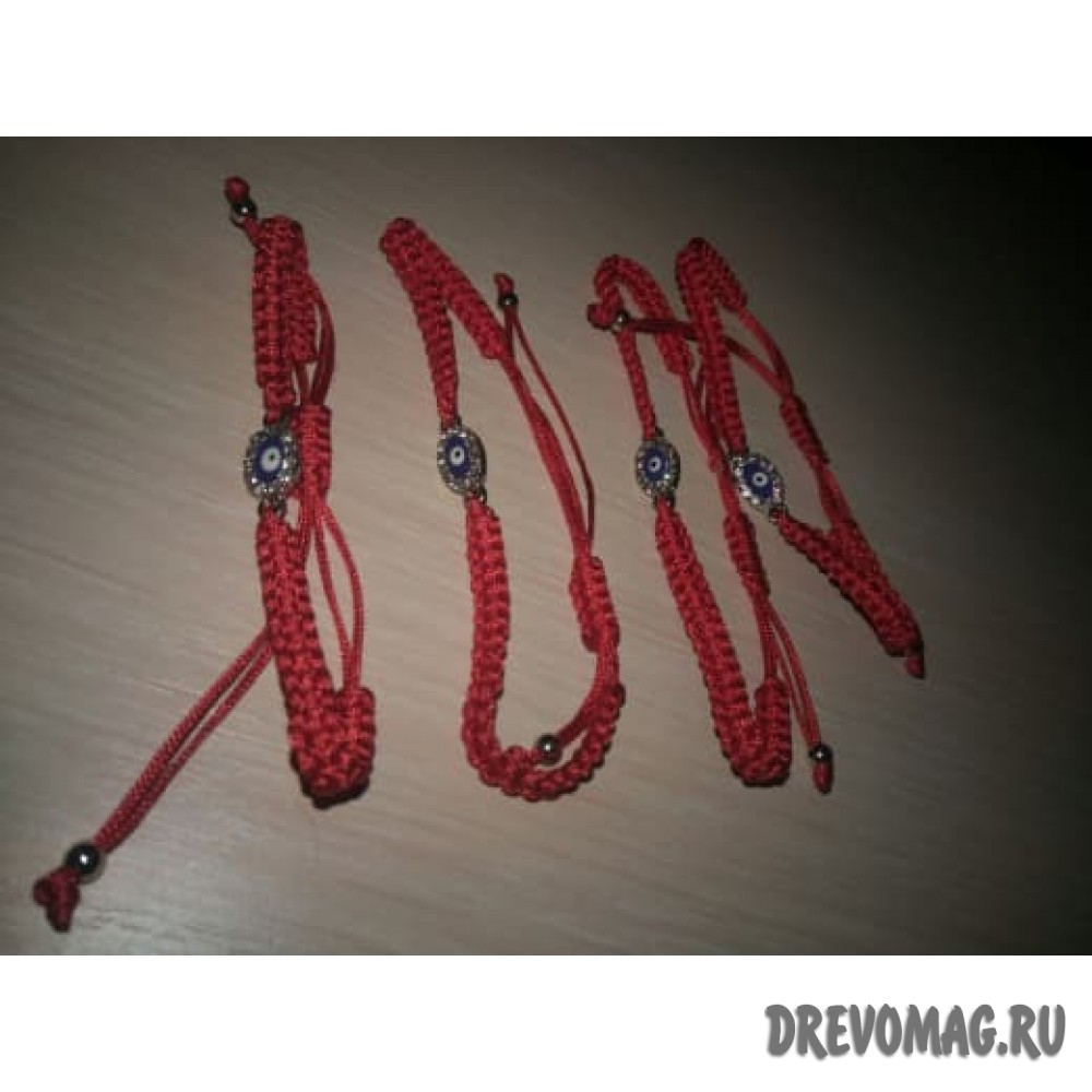 Плетённый оберег "Глаз"