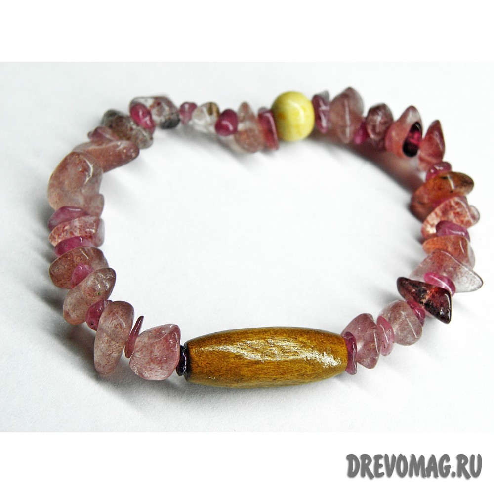 Браслет "Розовый Кварц"