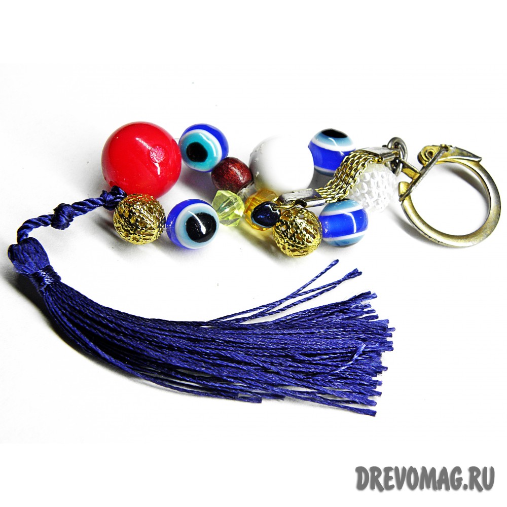 Талисман брелок защитный синий
