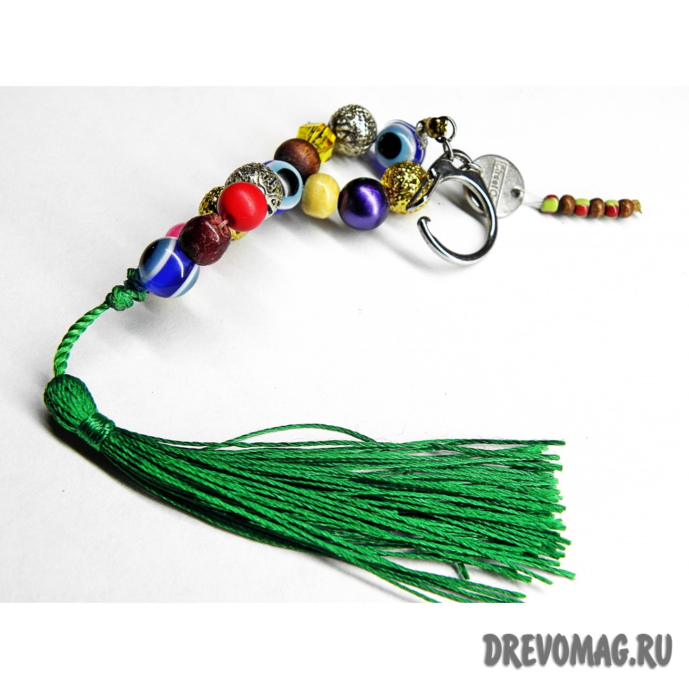 Талисман брелок защитный зеленый