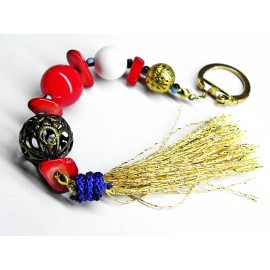 Талисман брелок защитный золотой