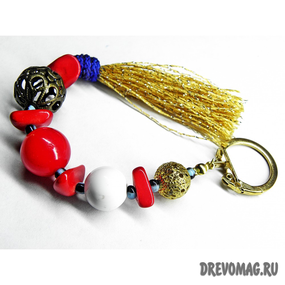 Талисман брелок защитный золотой