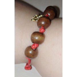 Оберег браслет защитный "Денежный слоник с красной ниткой"