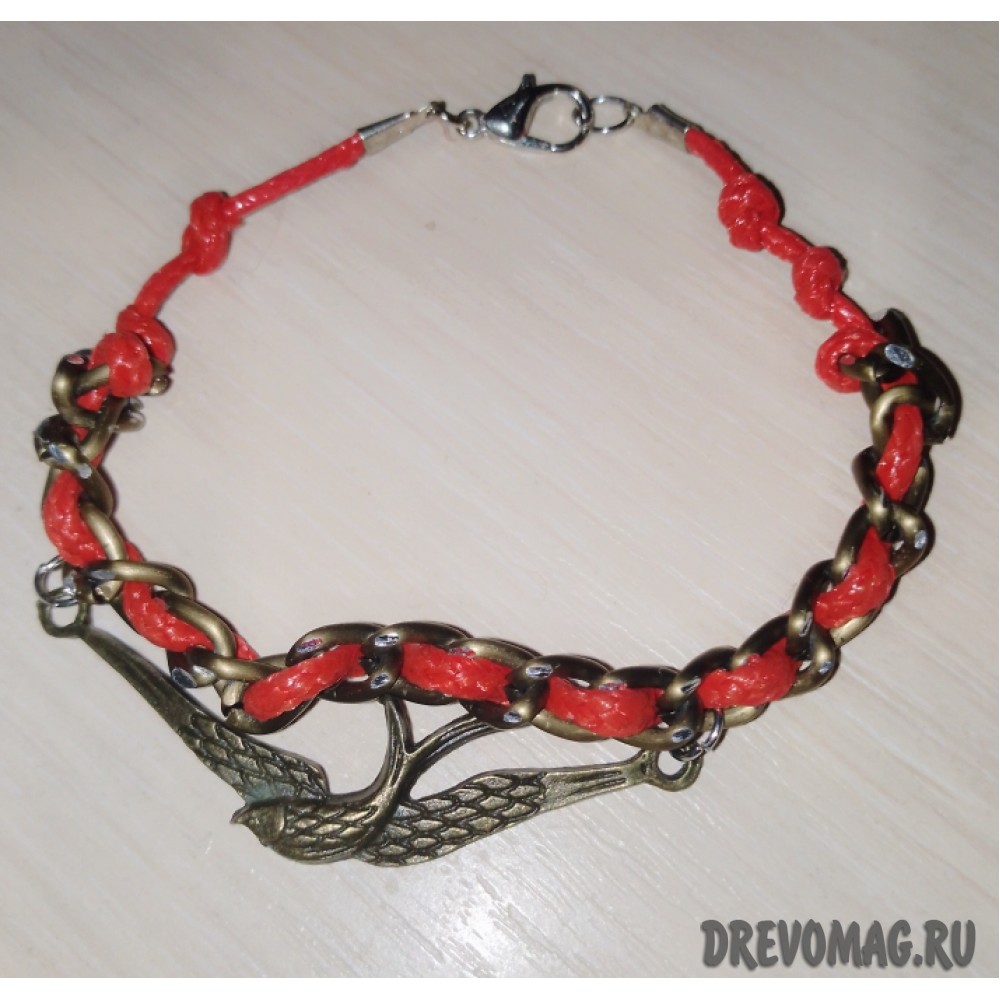 Ласточка браслет  оберег здоровья 