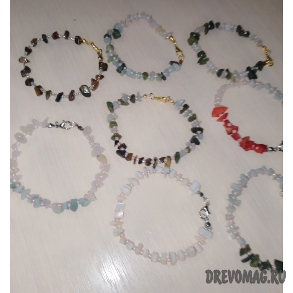 Браслеты на руку натуральные камни 