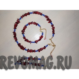 Комплект  Кварц Гранат  Комплект  Кварц Гранат