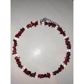 Комплект  Кварц Гранат и горный хрусталь. 