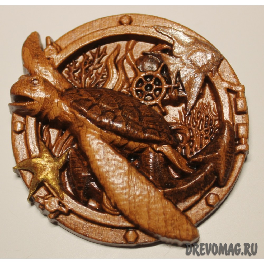Магнит Черепахи и море