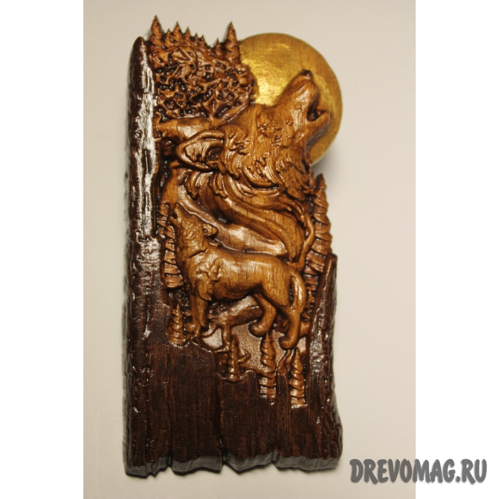 Магнит два Волка