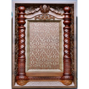 Киот в окладе