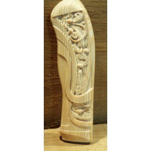 Ручка цельная из дерева для ножа желуди