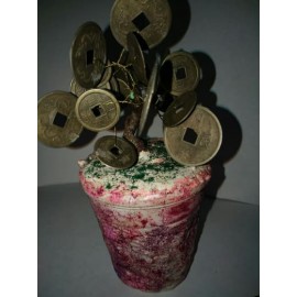 Большое денежное дерево талисман "Монетный двор" 