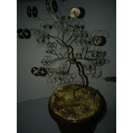 Большое денежное дерево талисман "Золотые монеты"