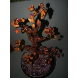 Дерево большое денежное талисман "Огненная стихия"