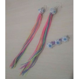 Украшение чакральный оберег серьгис брошкой