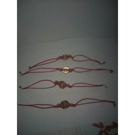 Браслет-оберег "Золотая монетка"