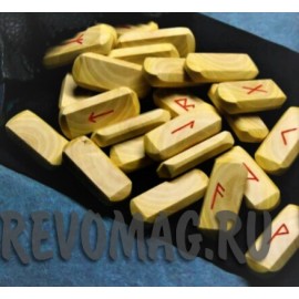 Рунический деревянный набор "Луна"