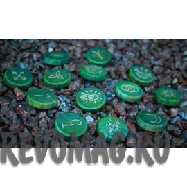 Рунический деревянный набор "Ведьмы" 