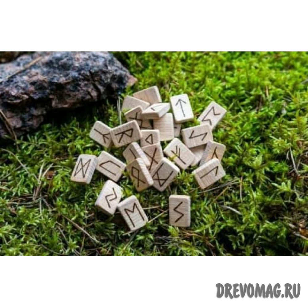 Рунический деревянный набор "Кирпич"