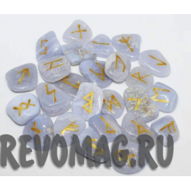 Рунический набор из натуральных камней