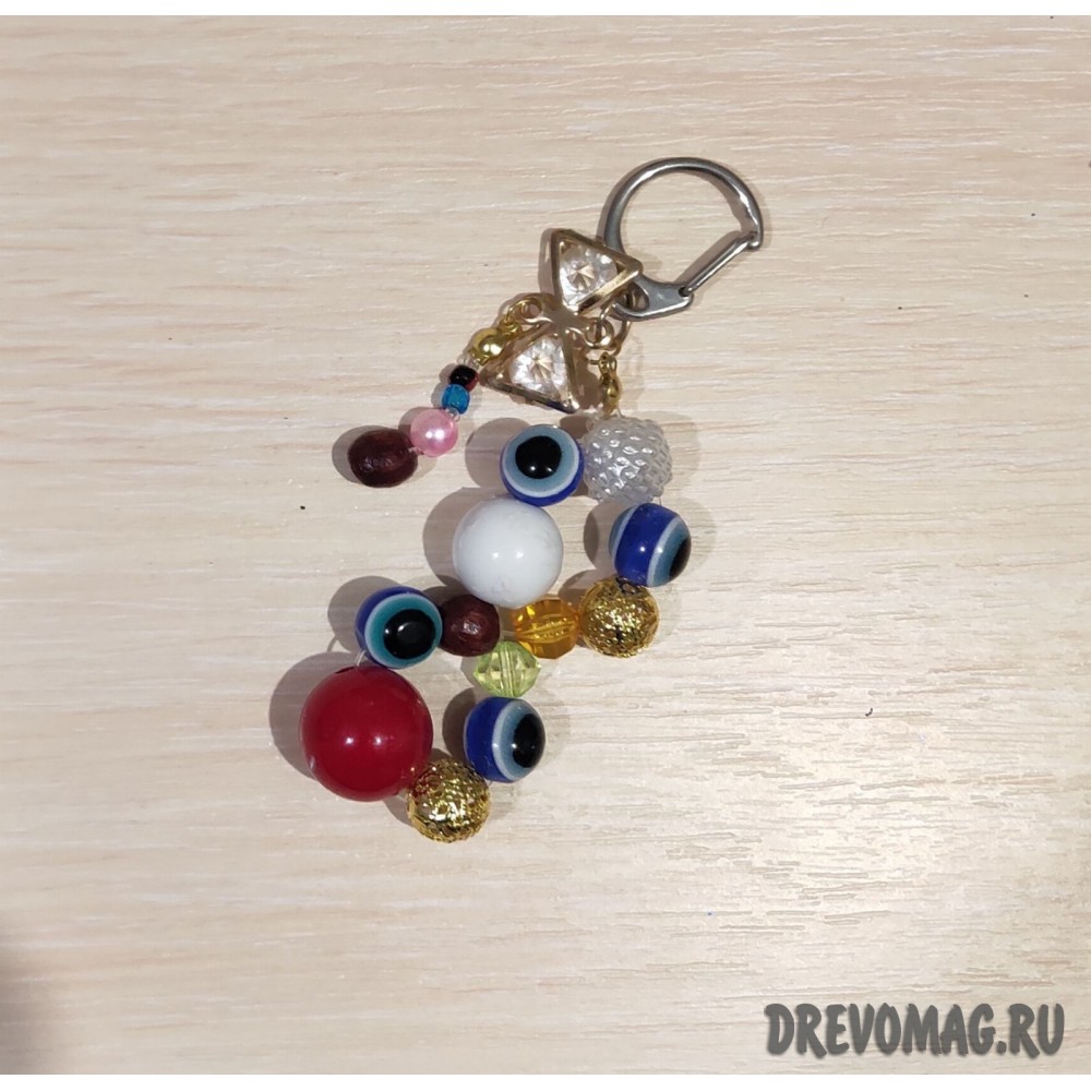 Брелок-Оберег От Сглаза с бантиком "Бесконечность"